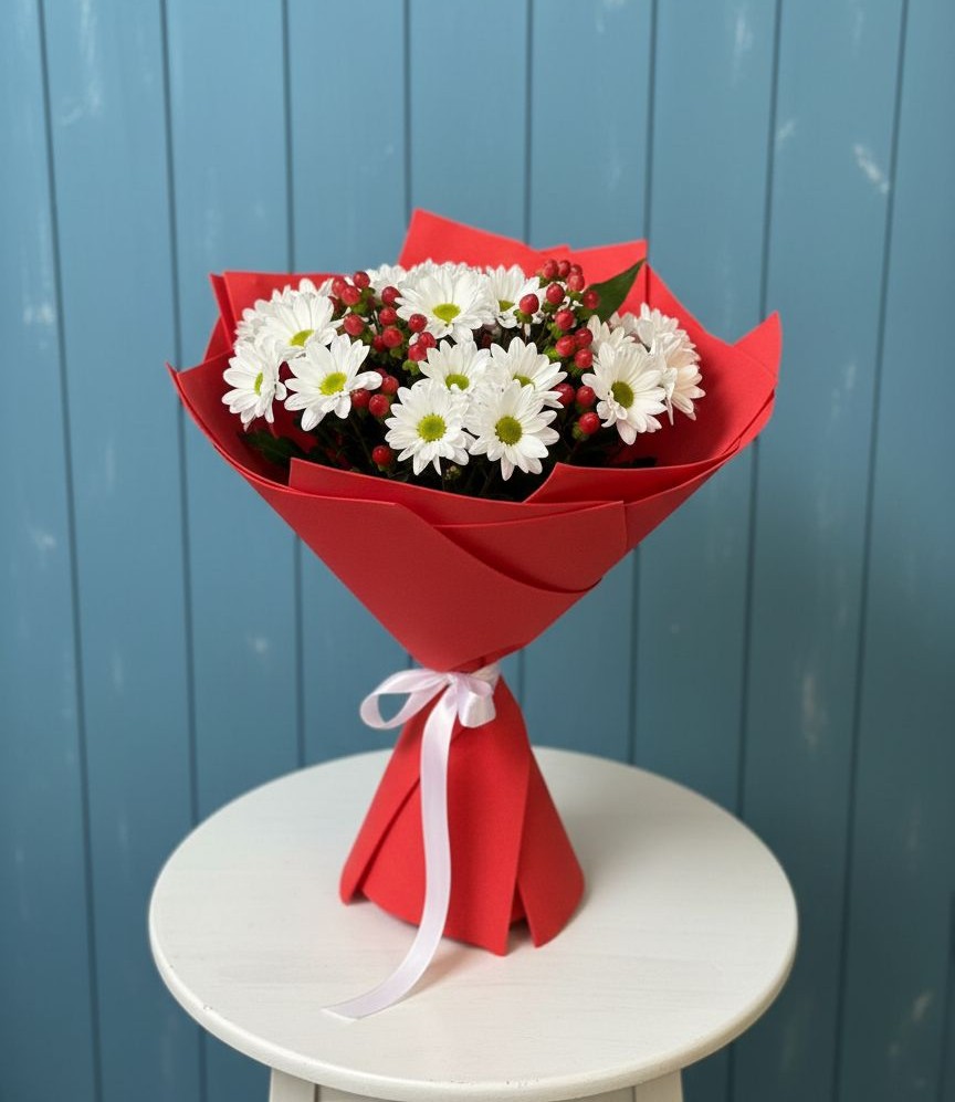 Букет цветов из: Хризантемы в Козино