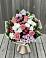 Букет цветов из: Альстромерии, Гвоздики, Розы и Хризантемы в Козино