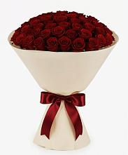 Букет 101 Бордовая роза Блэк Бакарра в Козино