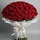 Букет 101 Красная роза Блэк Мэджик в Козино