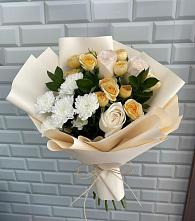Букет цветов из:  Розы и Хризантемы #REPLACE_PRED# Козино