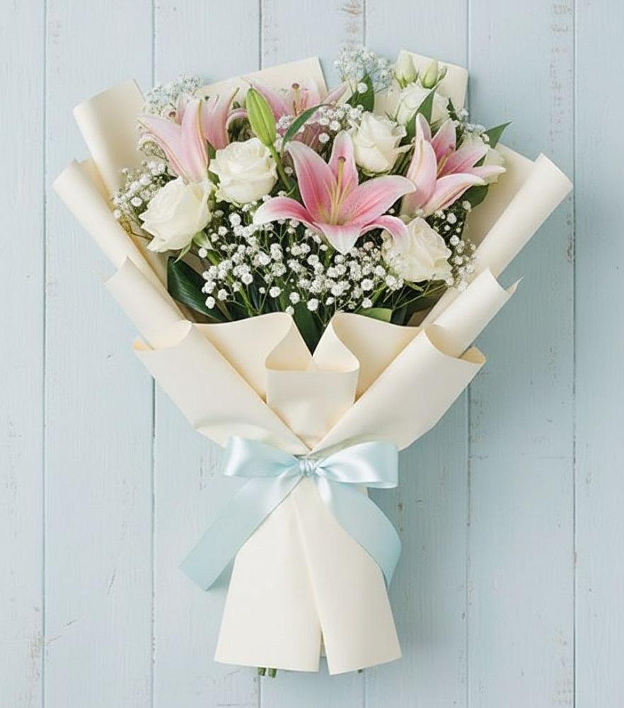 Букет цветов из: Лилии в Козино