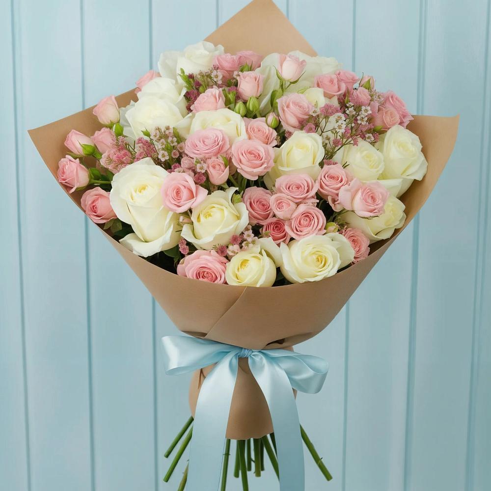 Букет цветов из: Розы в Козино