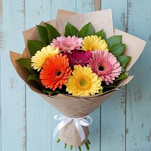 Букет цветов из:  Герберы #REPLACE_PRED# Козино