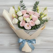 Букет цветов из:  Лизиантусы #REPLACE_PRED# Козино