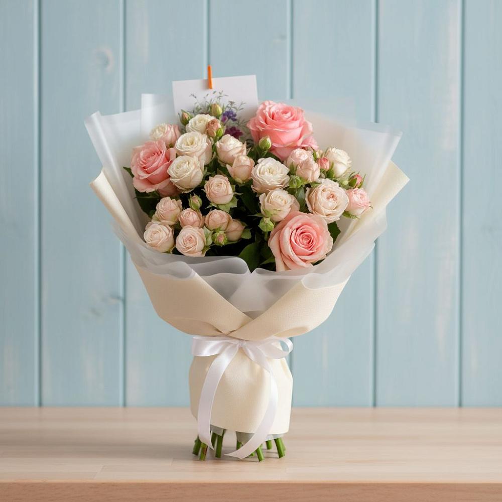 Букет цветов из: Розы в Козино