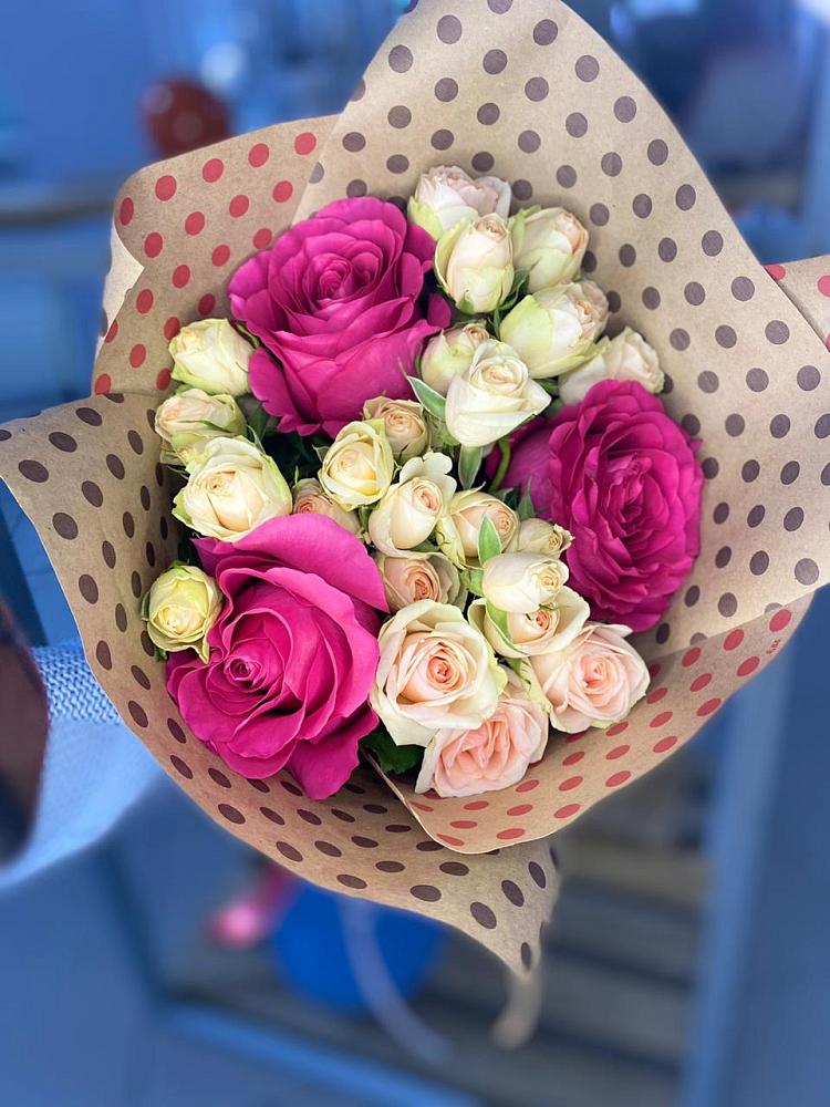 Букет цветов из: Розы в Козино