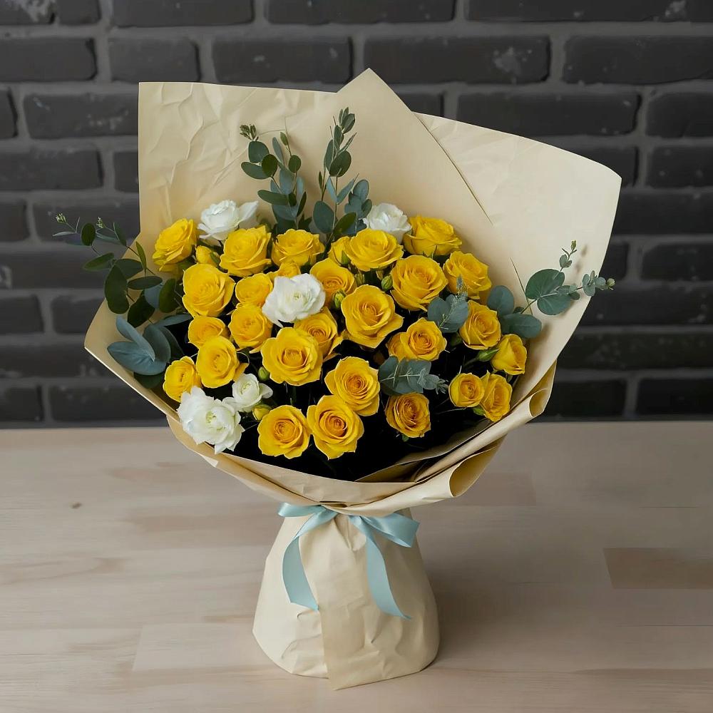 Букет цветов из: Розы в Козино