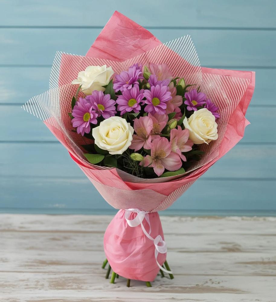 Букет цветов из: Герберы в Козино