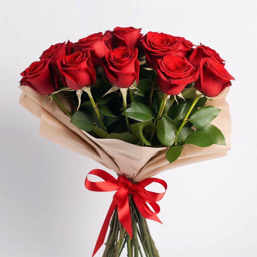 Букет 11 Красных роз Эдлесс Лав в Козино