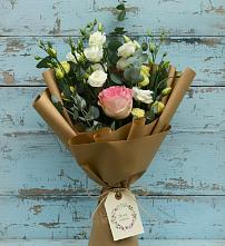 Букет цветов из:  Розы и Лизиантусы в Козино